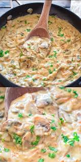 Easy Mushroom Sauce Soup Recipes Stuffed Mushrooms Mushroom Sauce
