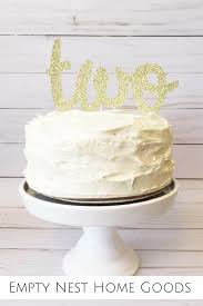 Two Script Glitter Cake Topper Gold Glitter Party Supplies Simple Script Cake To Glitter Party Supplies Metallic Party Decor Gold Glitter Party Decorations