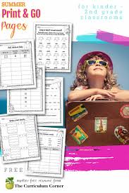 Skip counting, addition, subtraction, multiplication, division, rounding, fractions and much more. Summer No Prep Pages The Kinder Corner