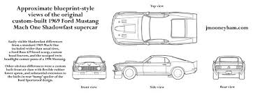 Free cross stitch patterns of a 1969 ford mustang. 1969 Ford Mustang Blueprints 4 Ford Mustang Mustang 1970 Ford Mustang