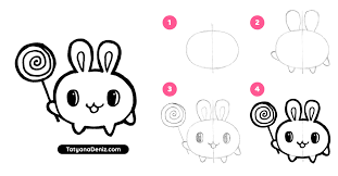You start with the number 8 shape and then you build it up by drawing basic geometric shapes, letters, and numbers. How To Draw Kawaii Animals 4 Easy Step By Step Tutorials