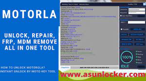 Motorola has done the work to make sure your device has a fully optimized, certified and tested version of android. Motorola Unlock Repair Fpr Remove Mdm Remove All In One Tool Moto Key Tool Motorola Unlock Tool Youtube