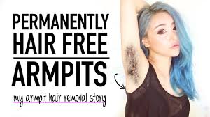 Make a note that home remedies possess more permanent. How I Removed My Armpit Hair Permanently No Waxing Underarm Removal Wengie Youtube
