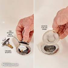 Simple Solutions To Household Headaches That Take 10 Minutes Or Less These House Repairs Are Quick And Easy Bathtub Drain Clogged Drain Sink Drain