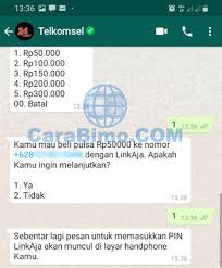 Syarat dan ketentuan pinjam pulsa darurat telkomsel. Cara Isi Pulsa Lewat Veronika Telkomsel Di Whatsapp
