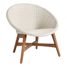 Round All Weather Wicker Vernazza Outdoor Chair Set Of 2 World Market In 2020 Outdoor Chair Set Wicker Chair Outdoor Patio Chairs