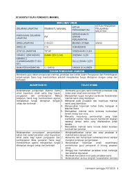 Objektif unit intervensi dan kajian penilaian program 5. Jd Pembantu Makmal C19