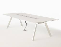 Metronome Conference Table With Cable Conduit Power Trough Closed Modern Conference Table Modern Conference Table Design Office Furniture Modern
