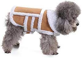 Amazon Com Rypet Small Dog Winter Coat Shearling Fleece Dog Warm Coat For Small To Medium Breeds Dog Coffee Small Dog Winter Coat Winter Dog Dog Breeds
