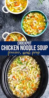 Crockpot Chicken Noodle Soup Recipe Chicken Noodle Soup Crock Pot Crockpot Chicken Healthy Crockpot Chicken