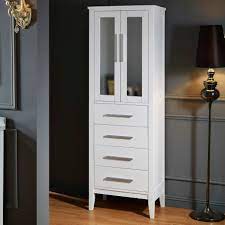 Shop from bathroom vanities, like the the formosa floor standing open bottom double sink modern bathroom cabinet or the terra 48 bathroom vanity, while discovering new home products and designs. Modern Solidwood Tall Free Standing Bathroom Cabinet 1001h China Furniture Home Furniture Made In China Com