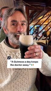A Guinness a day keeps the doctor away #guinness #ireland #sláinte  #doolinireland #traveltiktok