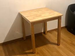 130 € vb 79110 freiburg. Ikea Tisch Norden 74x74 Cm Massiv Birke Kaufen Auf Ricardo