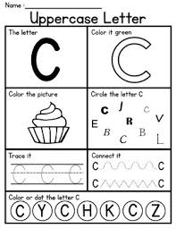 Letters and the alphabet worksheets for preschool and kindergarten. Free Alphabet Letter Worksheets Uppercase Distance Learning By Missmissg