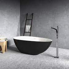 Freistehende badewannen angebote im preisvergleich ✓ testberichte ✓ echte bewertungen & geprüfte shops! Treos Serie 700 Freistehende Oval Badewanne Schwarz 703 04 1785 Reuter