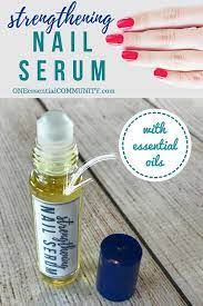 I don't know about you but there have been times where i struggled to grow my nails naturally. Strengthening Essential Oil Nail Serum For Weak Dry Brittle Fingernails One Essential Community