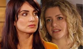 Caroline harding is an emmerdale actress who has appeared in five episodes. Emmerdale Emmerdale Spoilers Leyla Harding Corners Maya Stepney After Discovering Jacob S Secret Emmerdale