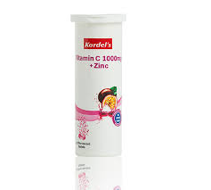 Kordel's kordel's vitamin c 1000mg + zinc effervescent tablets (expiry 06/22). Kordel S Effervescent Vitamin C 1000mg Zinc Passionfruit Kordel S