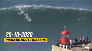 The jet skis, communications between drivers, the surfer and all the wave. Praia Do Norte Nazare 29 10 2020 Youtube