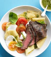 Caprese Pasta And Steak Recipe In 2020 Steak Dinner Recipes Healthy Steak Recipes Recipes