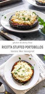 Ricotta Stuffed Portobello Mushrooms Darn Good Veggies Recipe Main Dish Recipes Stuffed Mushrooms Recipes