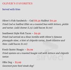 Maybe you would like to learn more about one of these? Olivers Fish And Chips Menu In Graham Washington Usa