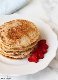Paleo Egg Free Pancakes With Almond Flour Unbound Wellness Recipe Paleo Egg Free Food Egg Free Pancakes