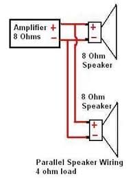 If the speaker impedance is lower than spec, the amplifier will run hot and risk damage. How To Wire Two 8 Ohm Speakers To Equal 8 Ohms Boomspeaker Com