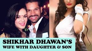 Shikhar dhawan wife name is ayesha mukherjee, this was a love marriage and they continue to live happily even after four years of their marriage. Ayesha Mukherjee Shikhar Dhawan S Wife With Daughter And Son Biography Youtube