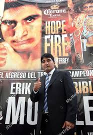 Mexican Boxer Erik Morales Poses Photograph Editorial Stock Photo