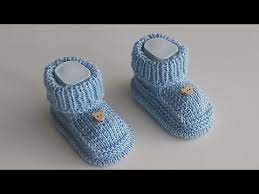 Iki Sis Ile Bot Patik Yapimi Youtube Patikler Baby Knitting Patterns Erkek Bebek Patik