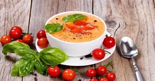 Creme De Tomates De Soeur Angele La Meilleure Facon De Cuisiner Vos Tomates Fraiches Tomato Basil Soup Fresh Tomatoes Food