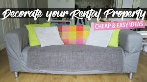 This will reduce how much you have to decorate and will make it easier when you have to move if your landlord doesn't want you to make changes, you can try to convince them by explaining that you're trying to raise the property value. How To Decorate Your Rental Apartment Cheap Easy Ideas Youtube