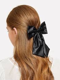 ربطة شعر مزخرف بقوس عادي Hair Ties Hair Accessories Hair Bows