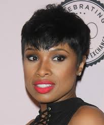 The pastel hair trend is in the air and it looks like jennifer hudson has caught the fever opting for layers of lavender grey and lilac hues to jazz up her fierce pixie cut. Jennifer Hudson Short Straight Black Hairstyle With Layered Bangs