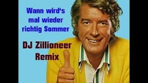Da hatten wir noch sonnenbrand und riesenquallen an dem strand, und eis und jeder schutzmann zog die jacke aus. Rudi Carrell Wann Wird S Mal Wieder Richtig Sommer Dj Zillioneer Remix Youtube