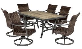 Living Accents 7 Pc Brookstone Dining Set Neutral Ace Hardware Buy Outdoor Furniture Dining Set Patio Set