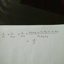 Untuk membuktikan kebenaran rumus operasi. Jumlah Dari Kebalikan Akar Akar Persamaan Suku Banyak X 3 Ax 2 Bx C 0 Brainly Co Id