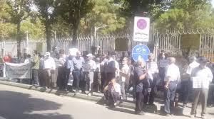 راهپیمایی بازنشستگان فولاد اصفهان در اعتراض به بلاتکلیفی بیمه‌ای و معیشتی