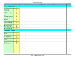 Behavior Charts Reward Chart Child Behavior Charts Points