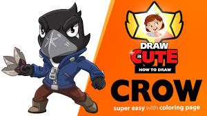 Grab your pen and paper and follow along as i guide you through these step by. How To Draw Crow Super Easy Brawl Stars Drawing Tutorial Youtube