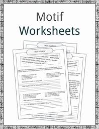 Motif Examples Definition And Worksheets Kidskonnect