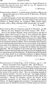 This is a deliberate omission of at least one member of the sentence. Bibliographical Series 5 A Critical Survey Of Studies On Malay And Bahasa Indonesia By A Teeuw And H W Emanuels M Nijhoff The Hague 1961 Journal Of The Royal Asiatic Society Cambridge Core