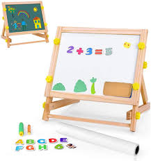 Check spelling or type a new query. Price Com Useluck Kids Tabletop Easel With Paper Roll Double Sided Whiteboard Chalkboard Art Easel With Magnetic Letters Numbers And Other Magnetic Puzzle Accessories For Kids Burlywood