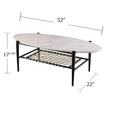 Tarmor Faux Marble Cocktail Table By Desert Fields Walmart Com In 2020 Marble Cocktail Table Eclectic Coffee Tables Coffee Table With Storage