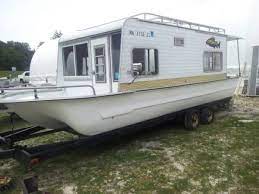 1975 Yukon Delta Houseboat With Trailer - 4400 Sutton Wv Trailerable Houseboats House Boat Small Houseboats