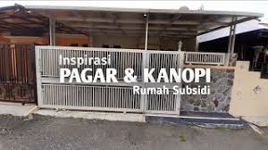 Desain pagar minimalis yang saya desain dengan menggunakan besi hollow 4 x 4 cm untuk bingkai, dan 2 x 4 c m untuk jeruji. Contoh Pagar Rumah Subsidi Minimalis 13 Design Pagar Kanopi Minimalis Cara Hitung Estimasi Harga Youtube