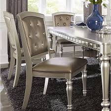 Luxury oak walnut dining table with high back velvet chairs with 4 or 6 seater. Lusher 8 Piece Extendable Dining Set Dining Chairs Upholstered Dining Chairs Dining Chair Set