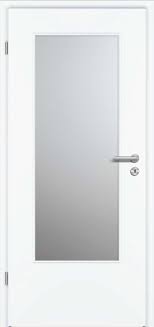 Zimmertur Mit Lichtausschnitt Alba Rohrenspanplatte Rundkante Cpl Innentur Tur Aus Extrem Widerstandsfahigem Continuous Pressure La Ral 9003 Ral Moderne Turen