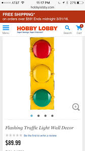 Working Traffic Light Available At Hobby Lobby Traffic Light Metal Decor Hobby Lobby